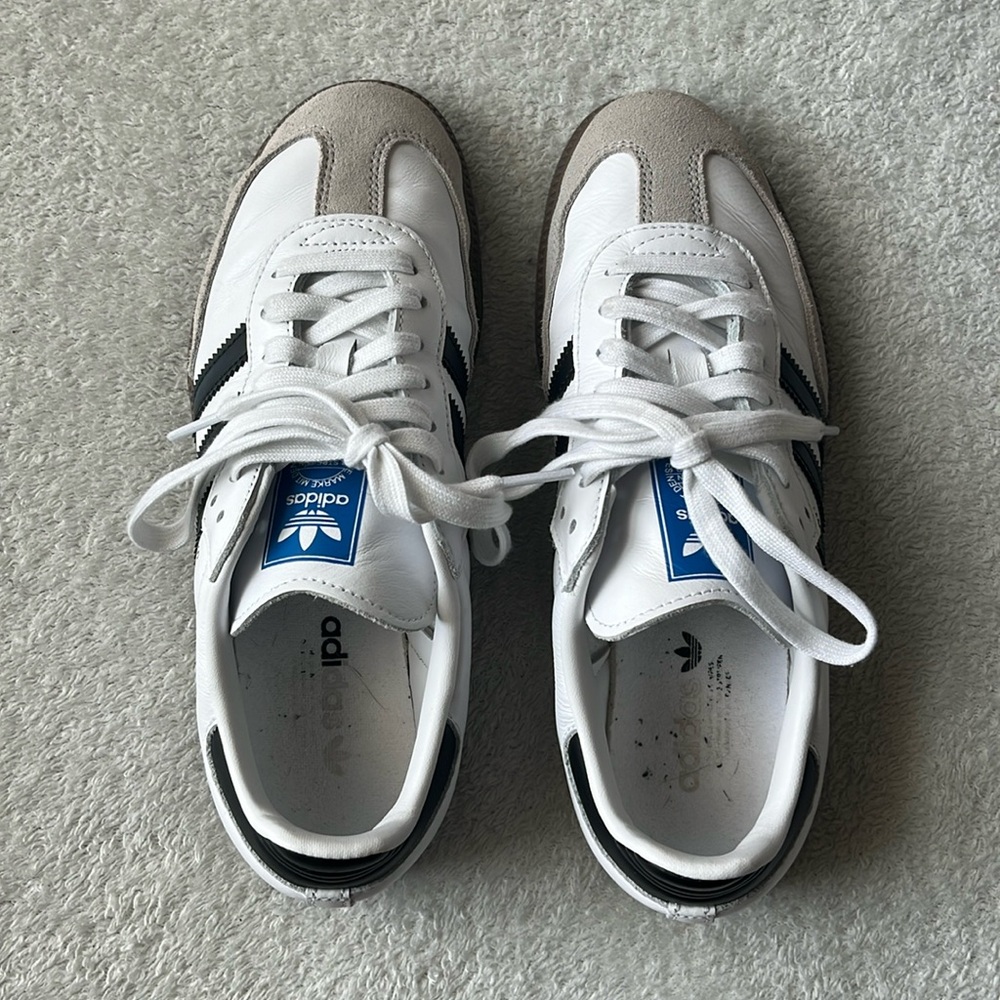 Adidas Sambas - White Size 7
